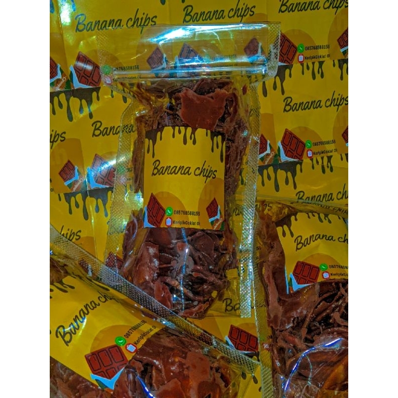 

Keripik Pisang coklat lumer, renyah dan gurihh