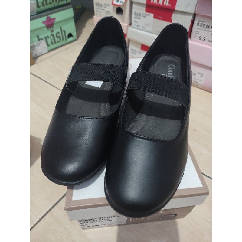 [Sz 39½] Comfort Plus WW Gretchen Hitam Original Store by Payless