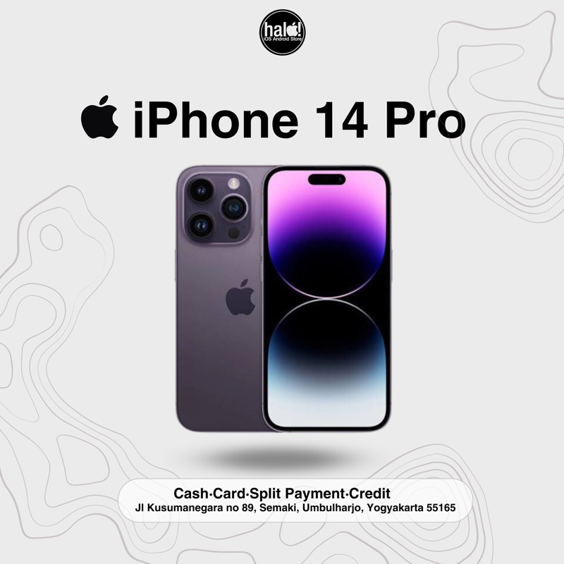 iPhone 14 Pro Second Original garansi ibox aktif 2024 Purple