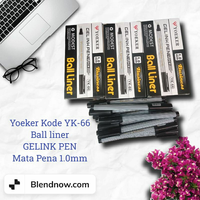 

Pulpen Balliner Tinta Air Gelink Pen Yoeker Yk-66