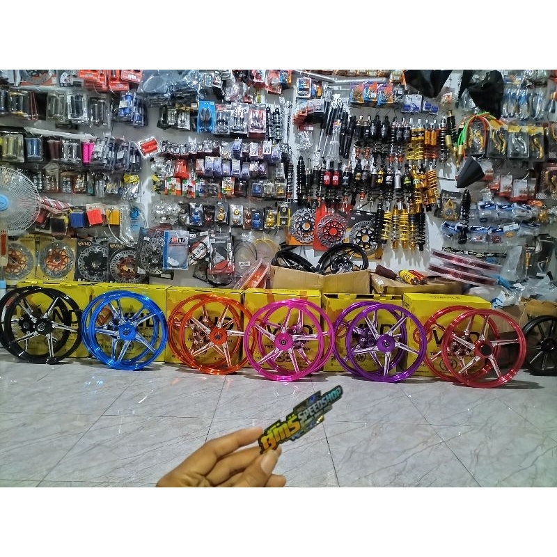 VELG VND AK55 MODEL ENKEI,MUTAKIN 525,VROSSI PRIME MODEL ENKEI,JUPITER Z,FIZ R,VEGA,JUPITER MX OLD,J