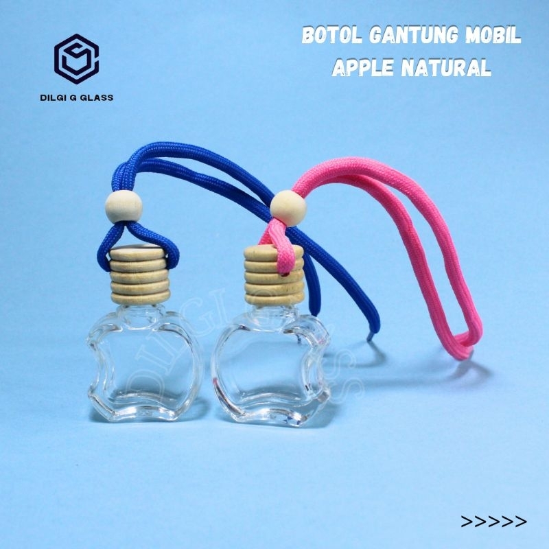 BAMB10 botol kosong parfum mobil gantung apel/botol parfum 10ml