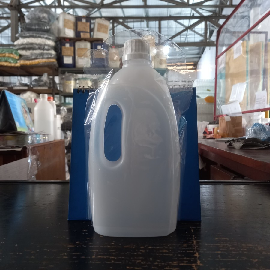 Plastik Shrink Botol Gagang 1 Liter Tutup Segel