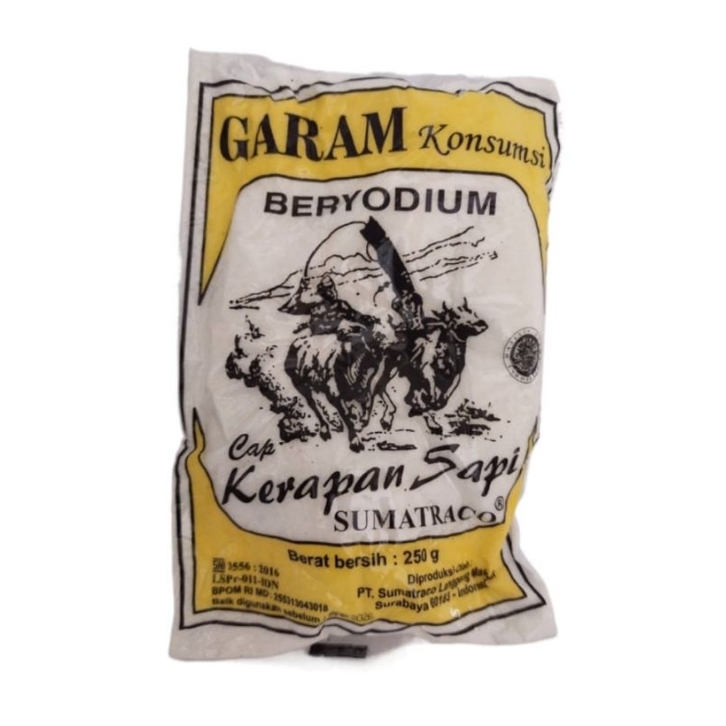 

Garam konsumsi Kerapan sapi halus 250G