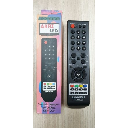 Remot TV AKRI LED Akko Star AKRI LED LCD