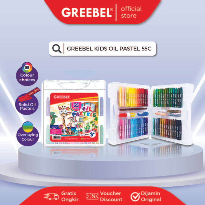 

CRAYON OIL PASTEL GREEBEL 55 WARNA