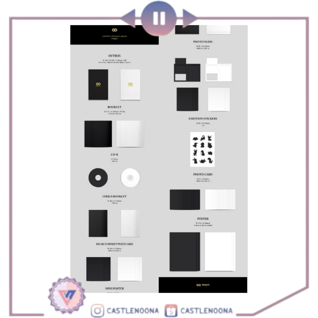 [OPEN PO] INFINITE 7th Album [13egin] (COME Ver. + BACK Ver.)