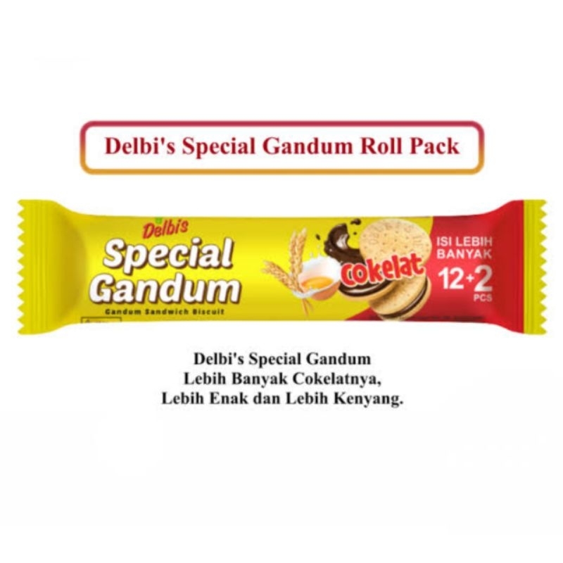 

Delbi's Special Gandum roll Coklat/Straw