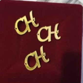 label akrilik cutting huruf/label jilbab tas baju akrilik