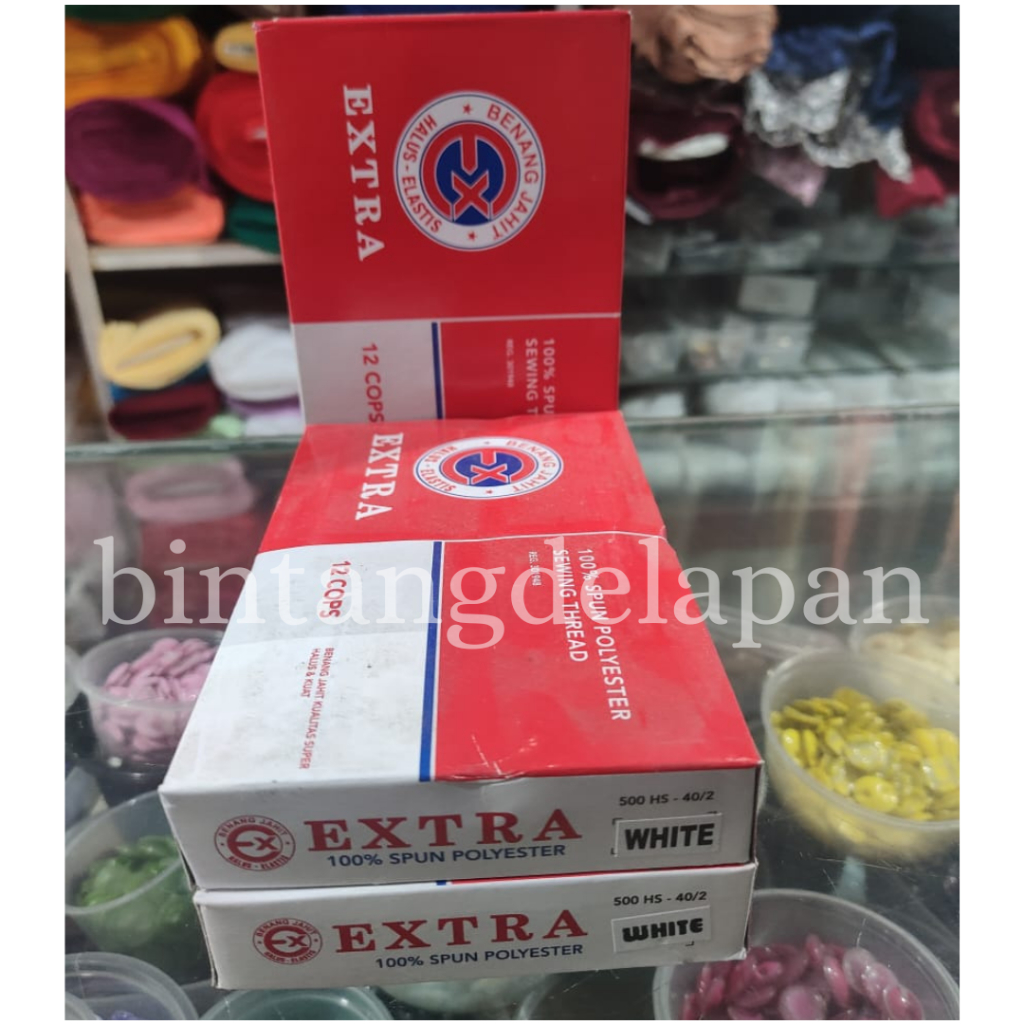 BENANG JAHIT EXTRA ORIGINAL KUALITAS PREMIUM MURAH LUSIN