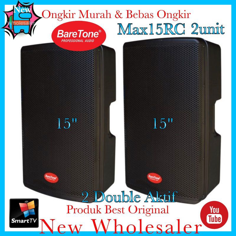 Speaker Sound 15 inch Baretone Max15Rc Original Audio SNI max 15 RC resmi active