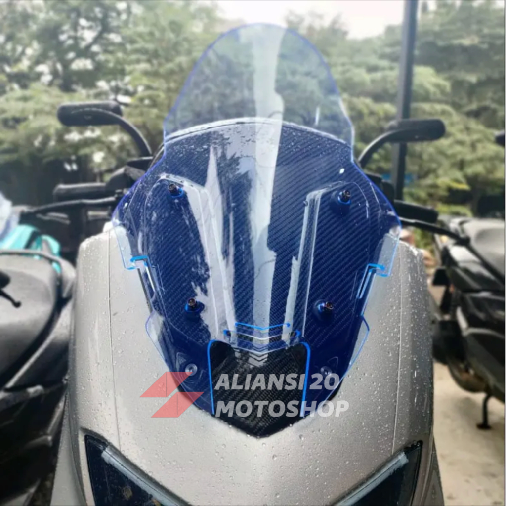 WINDSHIELD NMAX TDR MINI V5 VISOR NMAX TDR MINI V5 VISOR NMAX OLD NEW MODEL TDR MINI V5 TEBAL
