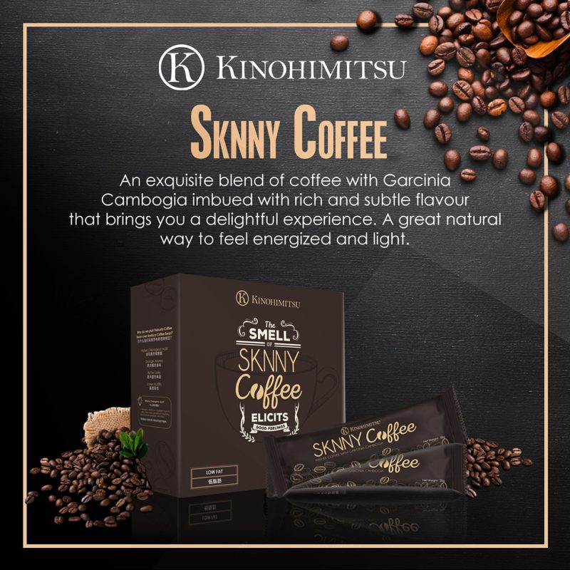 

Kopi Diet Terbaru Kinohimitsu SKINNY-SKNNY COFFE Elicits Good felling low fat