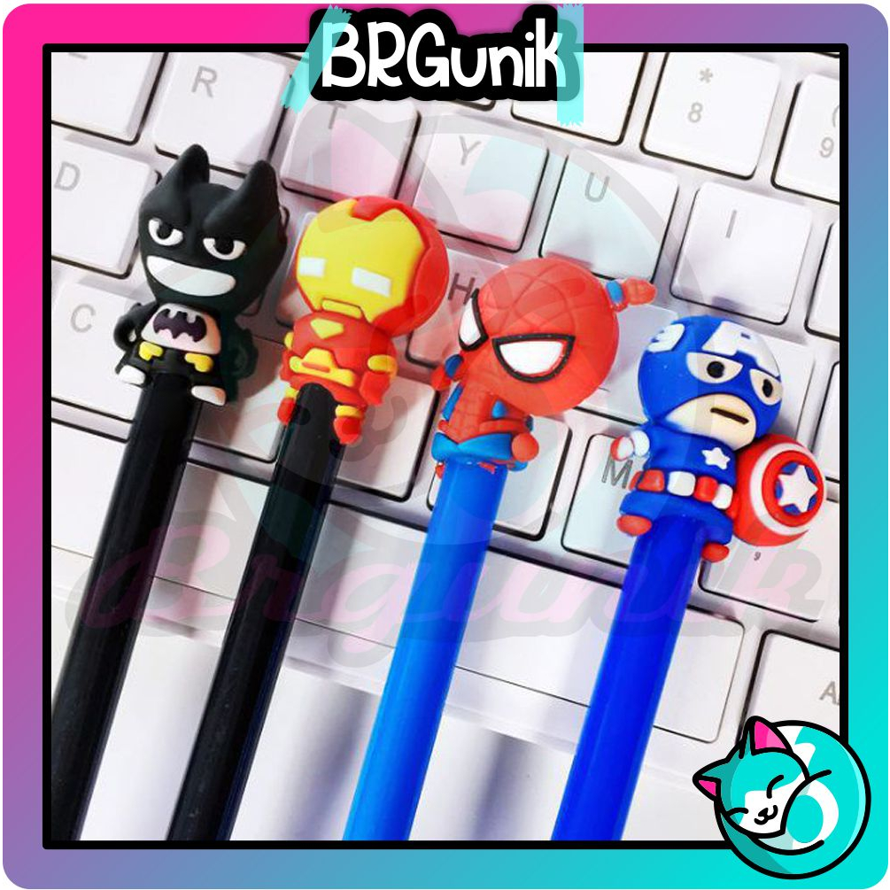 

BRGUNIK Pena Hero / Pulpen Gel Karakter hero / Pen hero Alat Tulis Stationary Murah S076