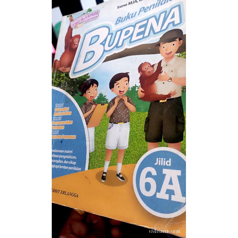 

Buku bupena kelas 6A dari erlangga