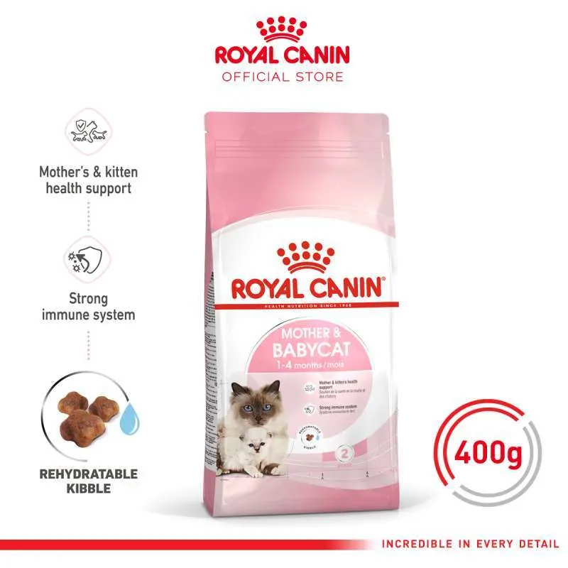 Royal Canin Mother & Baby Cat 400 gr - Makanan Khusus Kucing Ibu dan Bayi Kucing - Makanan Kucing Ki