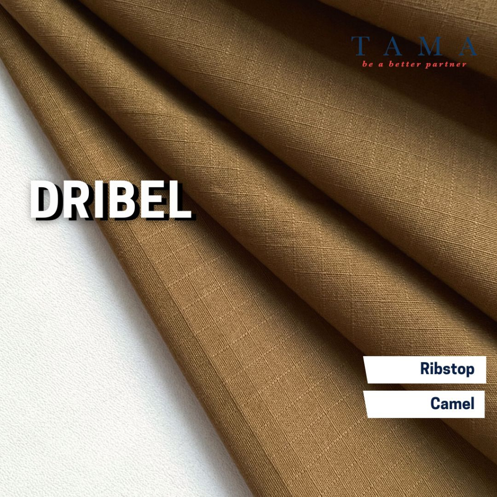 Kain Katun Ribstop Premium Untuk Kemeja & Celana Lapangan Dribel Termurah