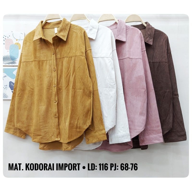 Atasan Kemeja Wanita - Kemeja Kodorai XGIO BE188