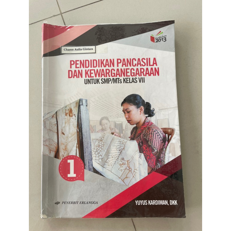 

buku pelajaran ppkn kelas 7 SMP