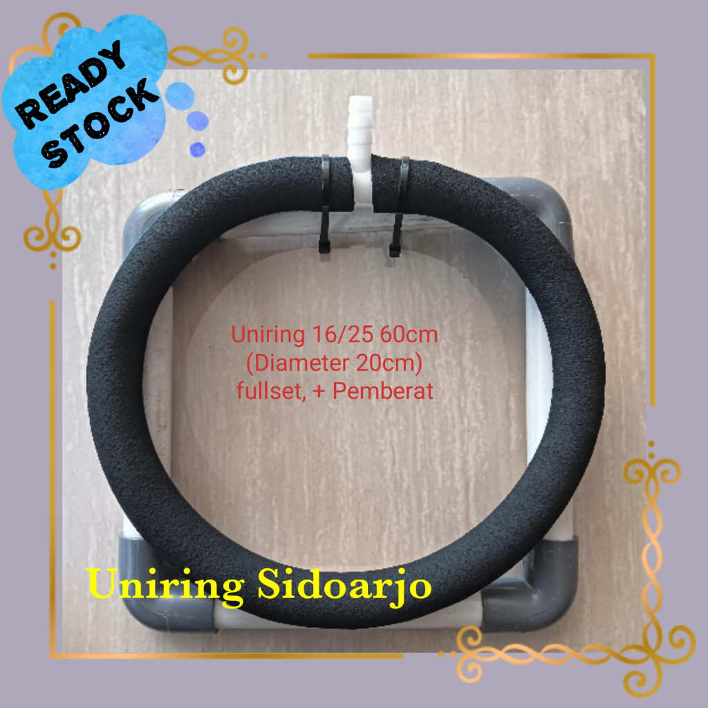 Uniring 16/25 60cm (diameter 20cm) Fullset, + Pemberat