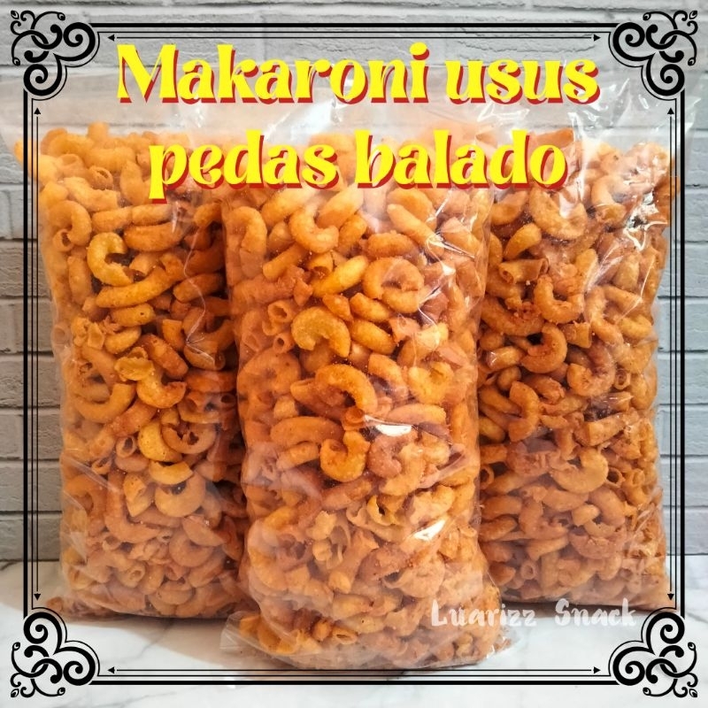 

250 gr Makaroni Usus/Bantet Pedas Balado / Hot Kiloan