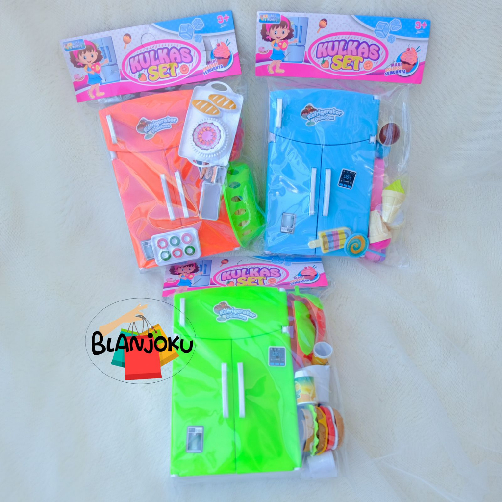 JT - Mainan Anak Lemari Kulkas Masak Masakan / Mainan Anak Cewe Kue Tart