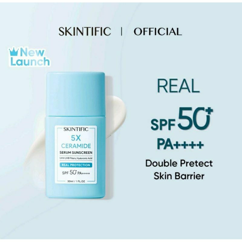 SKINTIFIC Sunscreen 5X Ceramide Serum Sunscreen - Sunscreen Wajah - SKINTIFIC