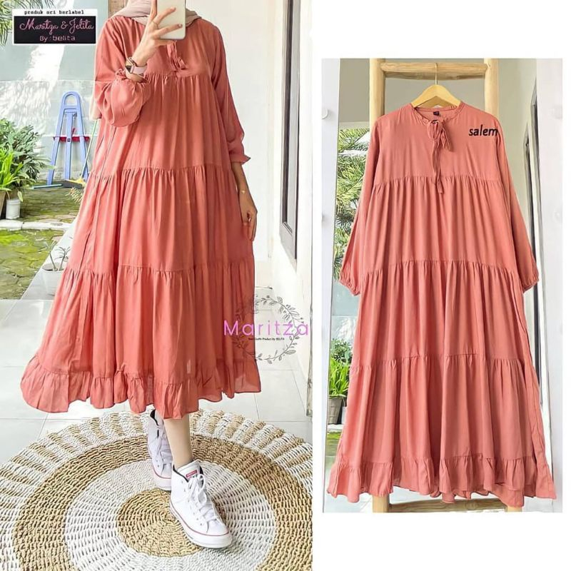 Gamis rachel midi dress/Gamis wanita