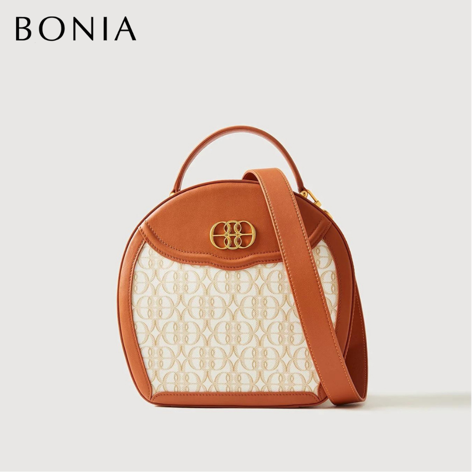 Bonia - La Luna Monogram Sonia Bag latte