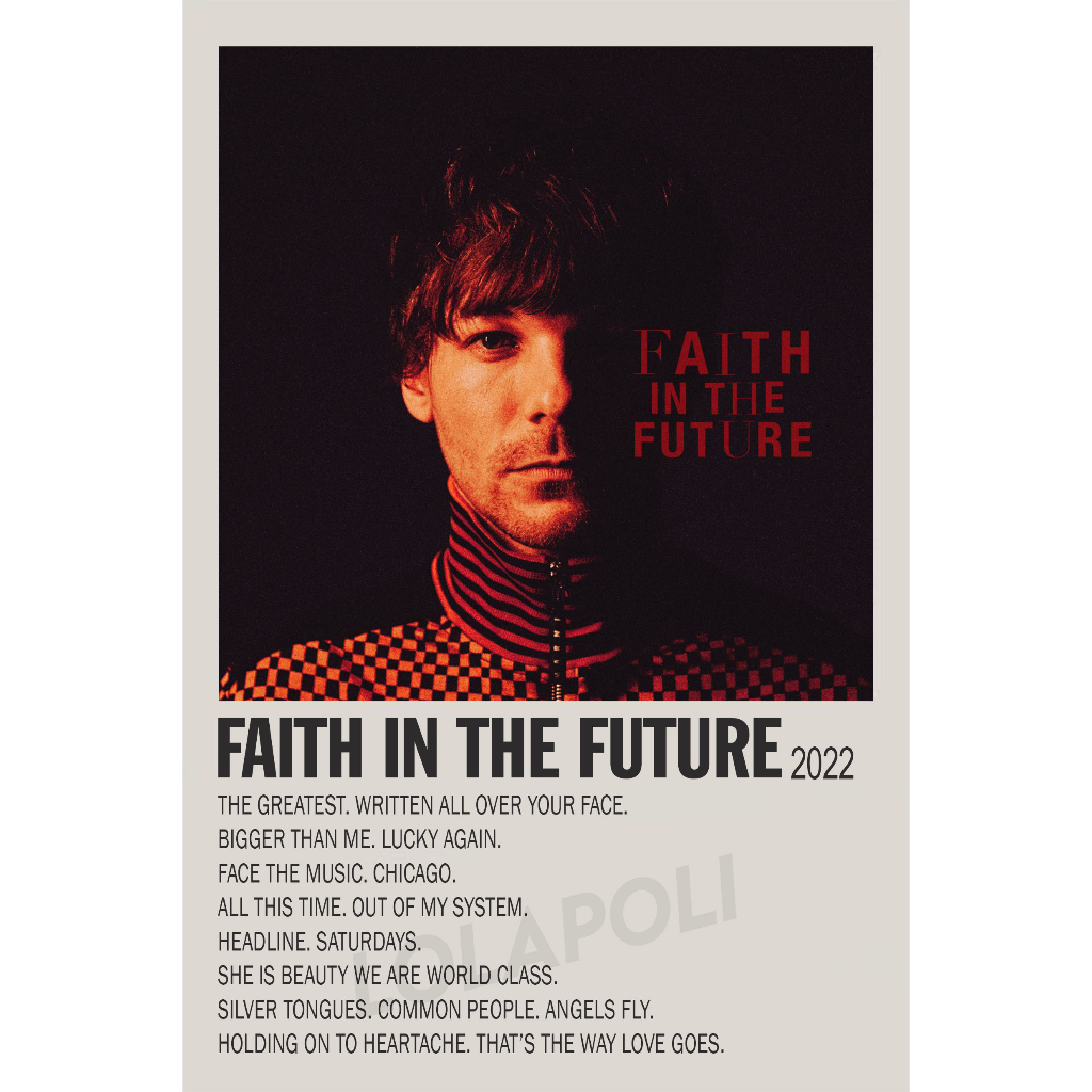 Poster Cover Album Faith In The Future - Louis Tomlinson