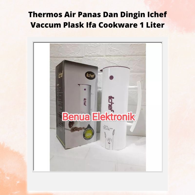 Promo Thermos Air Panas Dan Dingin Ichef Vaccum Plask Ifa Cookware 1 Liter