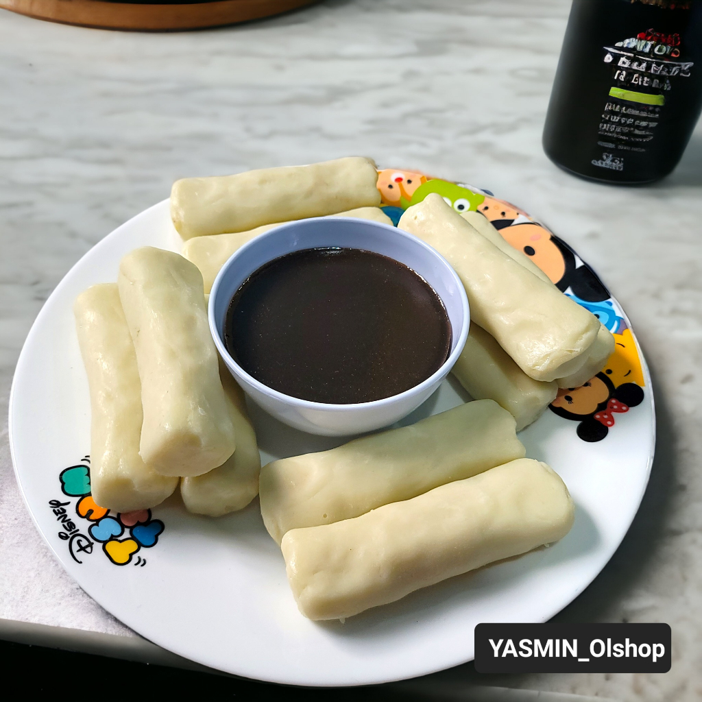 Replika makanan pempek lenjer/ dummy mpek-mpek lenjer / display makanan / hiasan etalase jualan / de