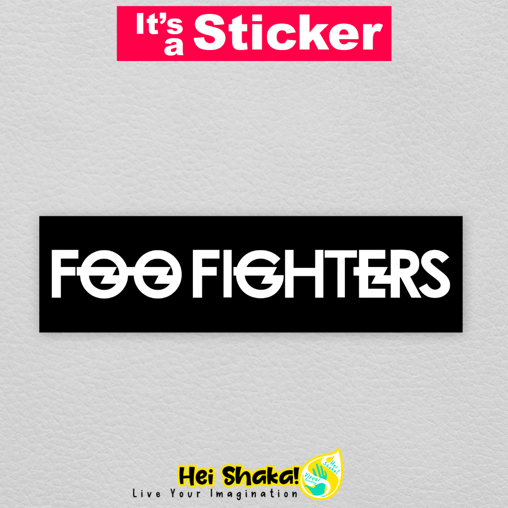 

Stiker FOO Fighters Sticker Musik Band Vinyl Anti Air