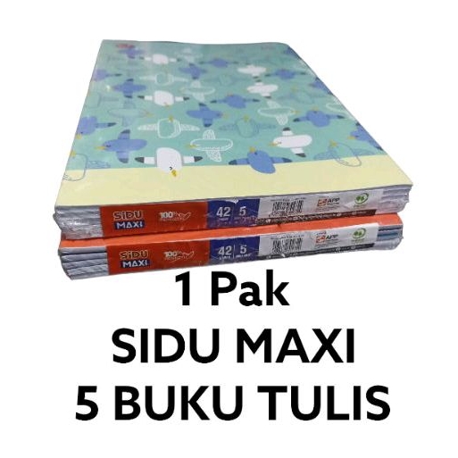 

SIDU MAXI 42 LEMBAR 5 BUKU TULIS / PAK