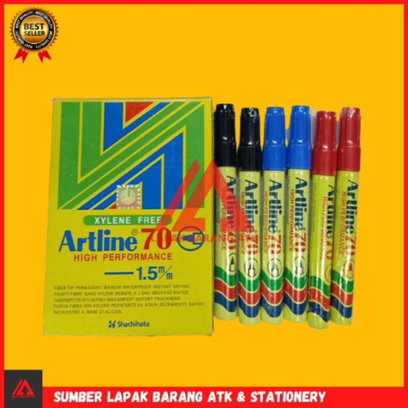 

Spidol artline 70 Permanent marker 1Lusin