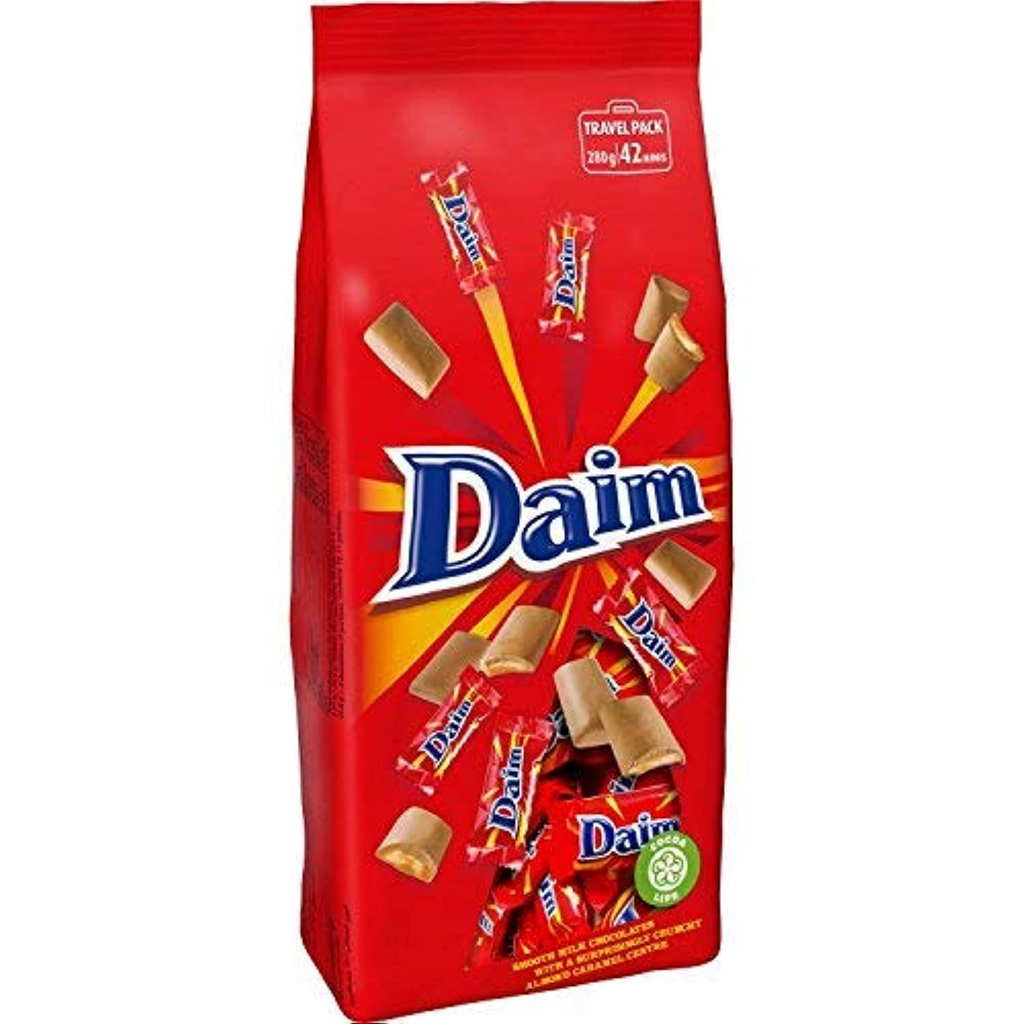 

Daim Minis Chocolate with Crunchy Almond Caramel 280 Gram