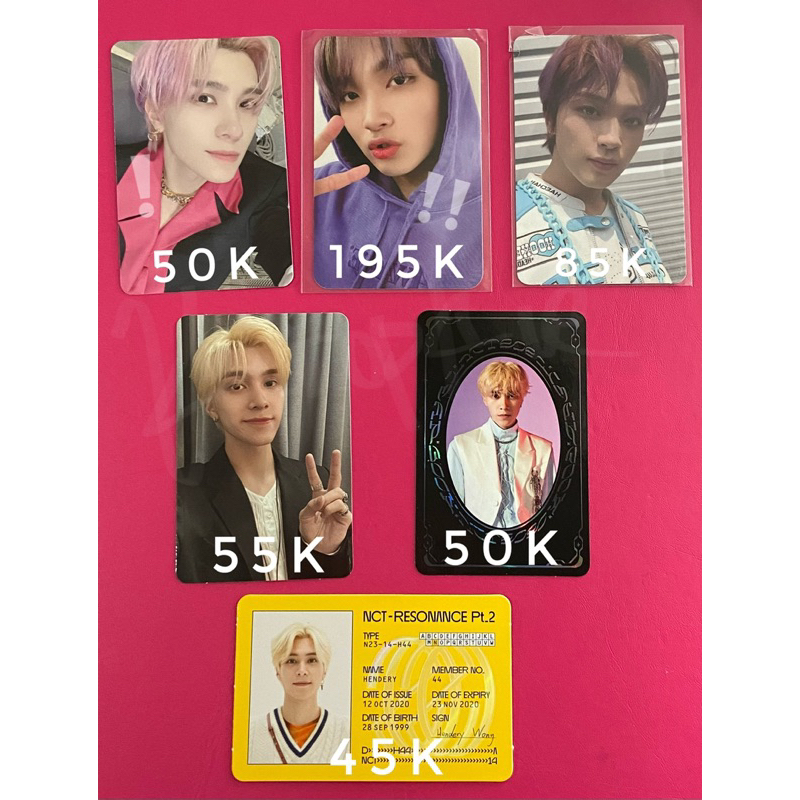 PC HAECHAN RENJUN HENDERY NCT OFFICIAL