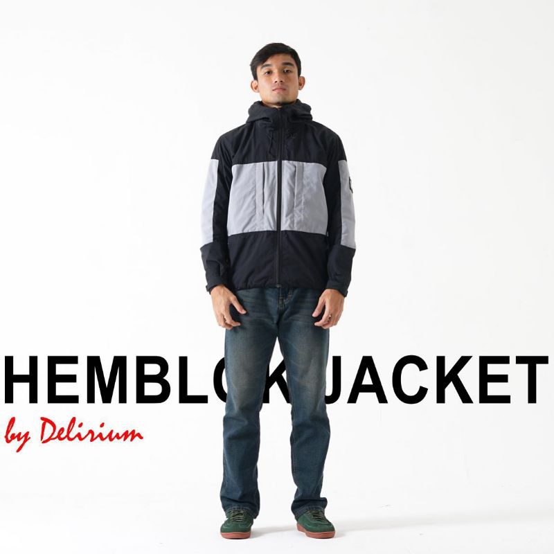 Delirium Jaket Parasut Hemblock Retro Hoodie