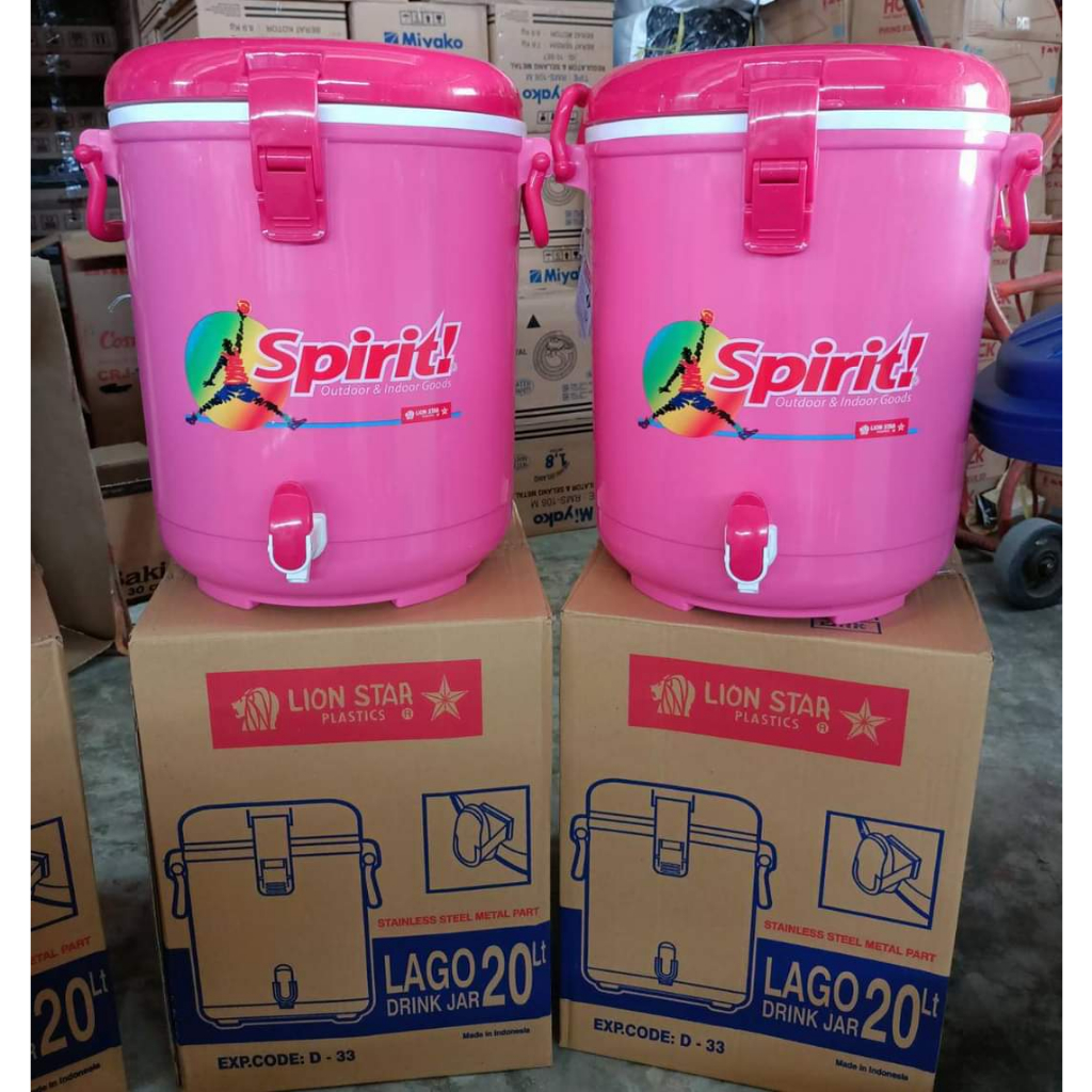Tempat air minum lago drink jar/dispenser air lago drink jar/lago drink jar lion star/drink jar 20 l