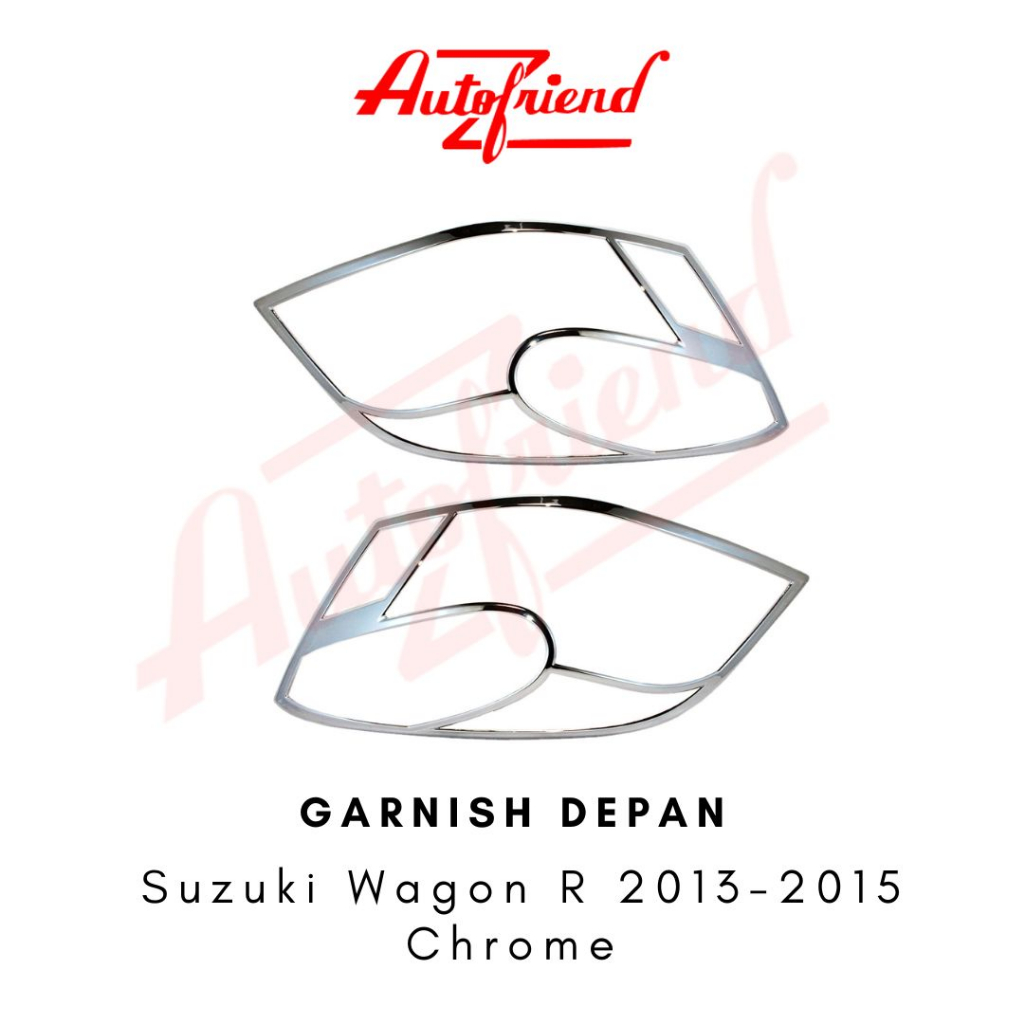 garnish karimun wagon r 2013-2015 depan belakang chrome list lampu aksesoris mobil karimun wagon r