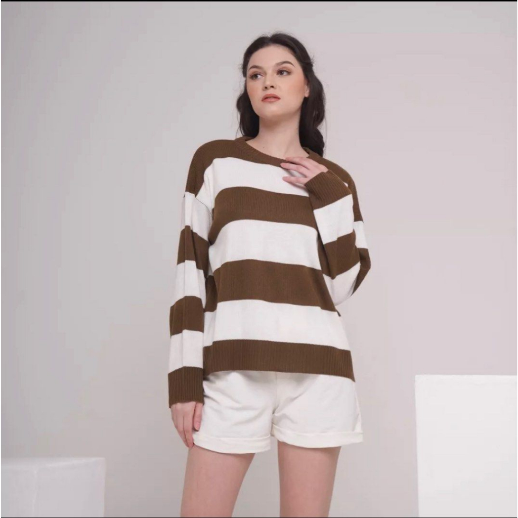 SWEATER RAJUT EIRA OVERSIZE/ATASAN RAJUT WANITA POLET BLASTER TERBARU