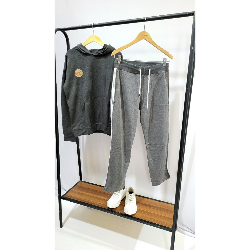 Setelan Olahraga Sweater Lezahrasignature Set Vania Hoodie Muslim Wanita Sporty Jogging Lari HIking 