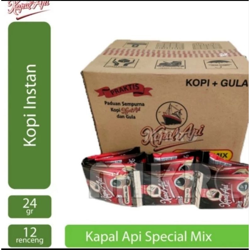 

Kapal Api Special Mix 1 Dus ( 24gram x 120 Sachet )