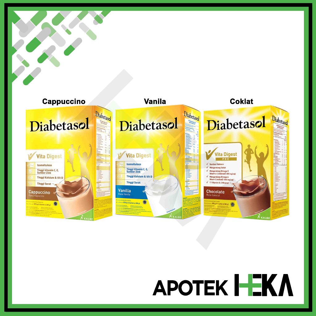 

Diabetasol 570 g - Susu Nutrisi Khusus Diabetes (SEMARANG)