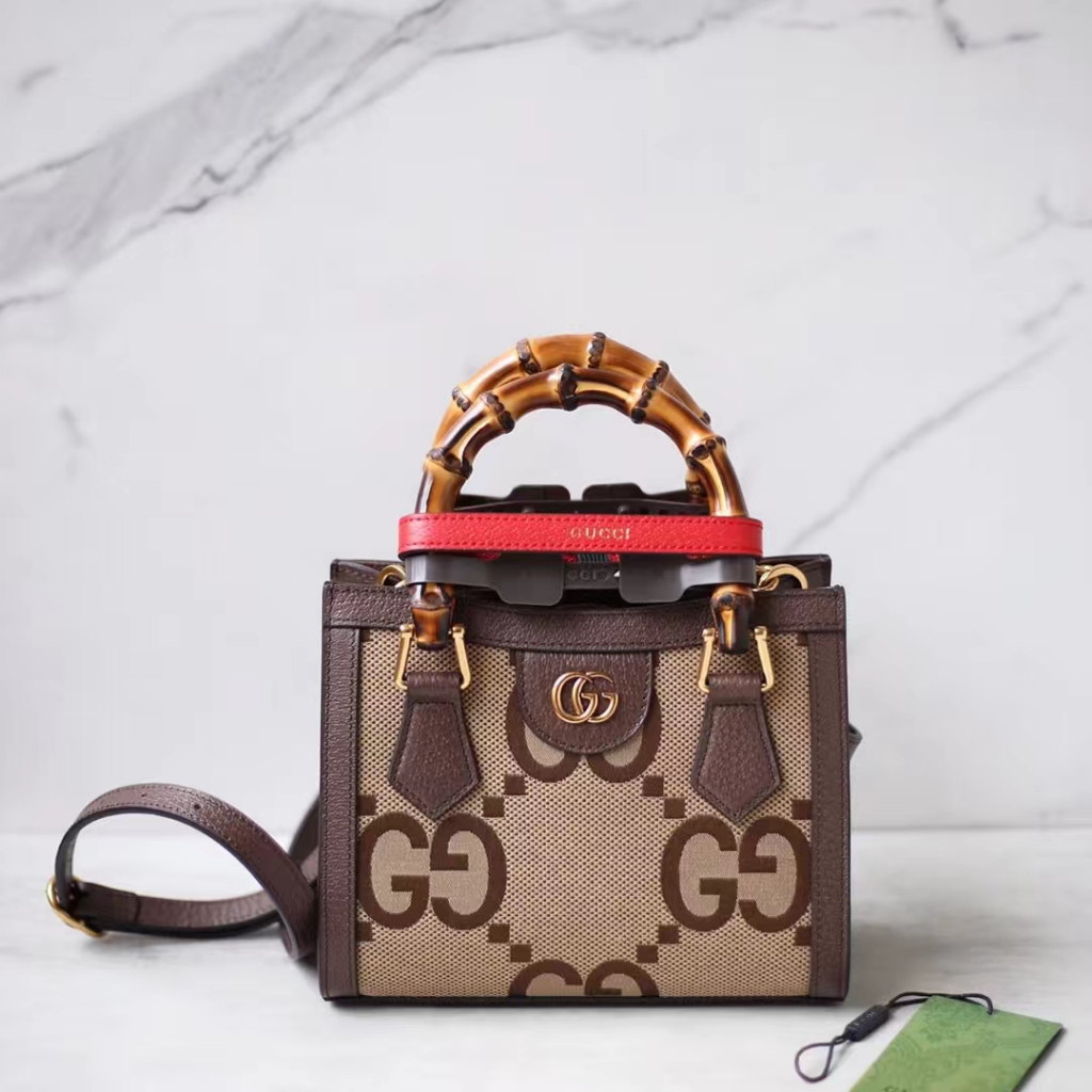 Gucci gg diana Bamboo Joint Mini Tote Bag