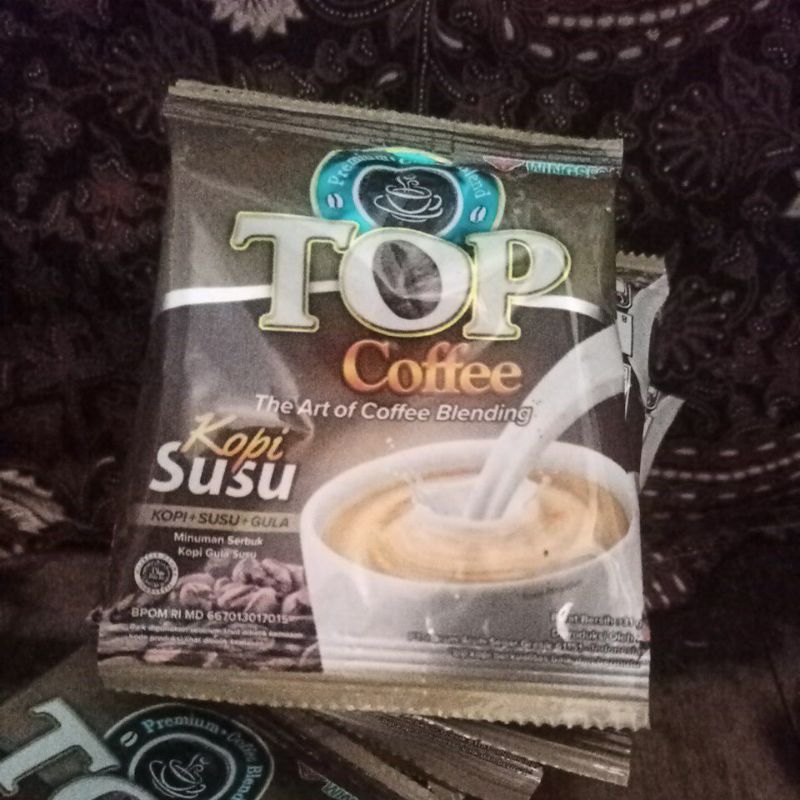 

top coffee kopi susu 21g