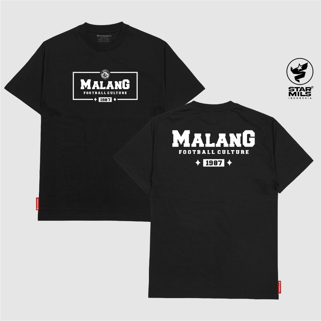Kaos Malang Football Culture Arema 1987 Original Fans Pride Casual Awaydays StarmilS 11010B