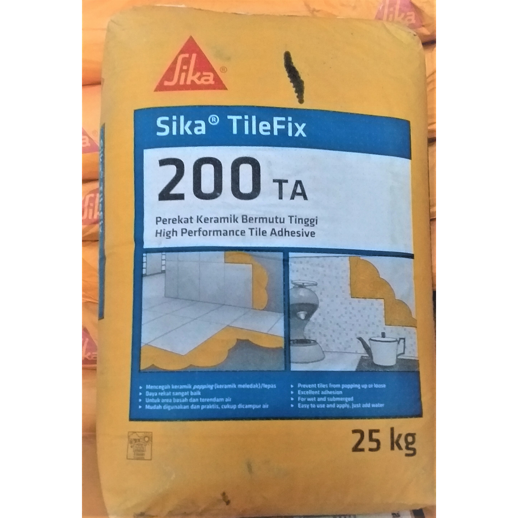 Sika Ceram 200 TA Tile on tile semen mortar pasang keramik diatas keramik