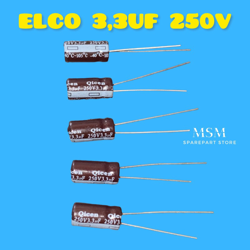 ELCO 3,3UF 250V