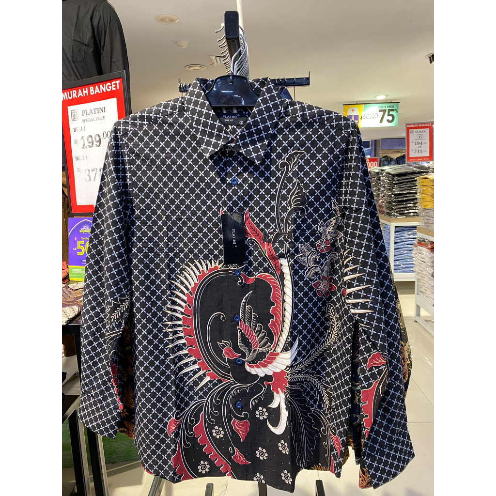KEMEJA BATIK LENGAN PANJANG DEWASA